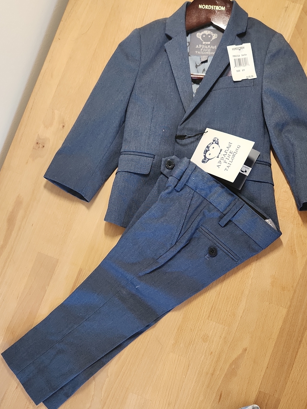 Appaman Blue Boys' Dress Blazer and Pants Set